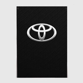 Постер с принтом Toyota carbon , 100% бумага
 | бумага, плотность 150 мг. Матовая, но за счет высокого коэффициента гладкости имеет небольшой блеск и дает на свету блики, но в отличии от глянцевой бумаги не покрыта лаком | 2020 | alphard | auto | camry | corolla | highlander | hilux | land cruiser 200 | prado | rav4 | sport | supra | toyota | tundra | авто | автомобиль | автомобильные | альфард | бренд | камри | марка | машины | спорт | тойота