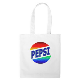 Шоппер 3D с принтом Pepsi , 100% полиэстер | Плотность: 200 г/м2; Размер: 34×35 см; Высота лямок: 30 см | 90 е | 90s | art | back | logo | pepsi | retro | арт | время | дата | девяностые | лого | логотип.детство | надпись | пепси | прикольная | ретро | рождение | сделан | слова | цифры | эмблема