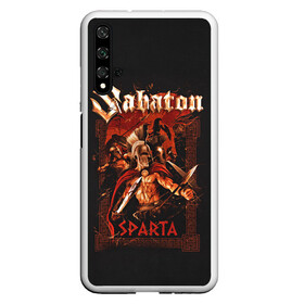 Чехол для Honor 20 с принтом Sabaton - Sparta , Силикон | Область печати: задняя сторона чехла, без боковых панелей | Тематика изображения на принте: battle metal | sabaton | военный рок | йоаким броден | крис рёланд | пар сундстрём | рок | рок группа | хэви метал | шведская группа | шведский рок