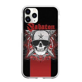 Чехол для iPhone 11 Pro матовый с принтом Sabaton Army Skull , Силикон |  | battle metal | sabaton | военный рок | йоаким броден | крис рёланд | пар сундстрём | рок | рок группа | хэви метал | шведская группа | шведский рок