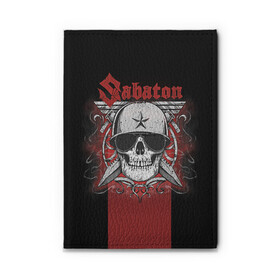 Обложка для автодокументов с принтом Sabaton Army Skull , натуральная кожа |  размер 19,9*13 см; внутри 4 больших “конверта” для документов и один маленький отдел — туда идеально встанут права | Тематика изображения на принте: battle metal | sabaton | военный рок | йоаким броден | крис рёланд | пар сундстрём | рок | рок группа | хэви метал | шведская группа | шведский рок