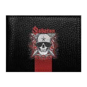 Обложка для студенческого билета с принтом Sabaton Army Skull , натуральная кожа | Размер: 11*8 см; Печать на всей внешней стороне | battle metal | sabaton | военный рок | йоаким броден | крис рёланд | пар сундстрём | рок | рок группа | хэви метал | шведская группа | шведский рок