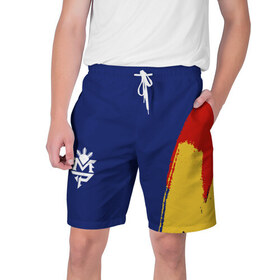 Мужские шорты 3D с принтом Manny Pacquiao ,  полиэстер 100% | прямой крой, два кармана без застежек по бокам. Мягкая трикотажная резинка на поясе, внутри которой широкие завязки. Длина чуть выше колен | 