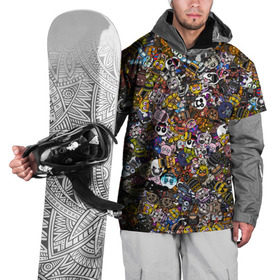 Накидка на куртку 3D с принтом FNaF стикербомбинг , 100% полиэстер |  | doodling | pattern | textures | tiles | дудлинг | игра. stickerbombing | коллаж | лица
голова | монстры | паттерны | паттрен | персонажи | пять ночей у фредди | тайлы | текстуры | фнаф | фон