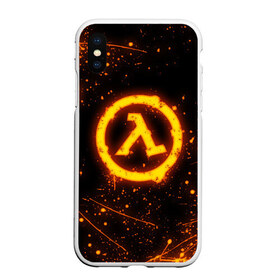 Чехол для iPhone XS Max матовый с принтом HALF-LIFE , Силикон | Область печати: задняя сторона чехла, без боковых панелей | aperture laboratories | black mesa | gordon freeman | half life | half life 3 | valve | блэк меса | вэлв | гордон фриман | халф лайф