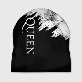 Шапка 3D с принтом QUEEN , 100% полиэстер | универсальный размер, печать по всей поверхности изделия | queen | rock | we will rock you | брайан мэи | группа queen | группа квин | джон дикон | квин | королева | король | роджер тейлор | рок | фредди меркьюри