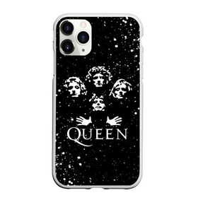 Чехол для iPhone 11 Pro Max матовый с принтом QUEEN , Силикон |  | Тематика изображения на принте: queen | rock | we will rock you | брайан мэи | группа queen | группа квин | джон дикон | квин | королева | король | роджер тейлор | рок | фредди меркьюри