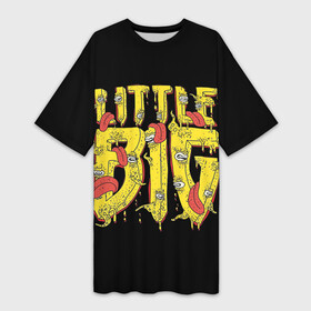 Платье-футболка 3D с принтом Little Big ,  |  | 20 | 2020 | big | eurovision | little | music | биг | бузова | евровидение | ильич | литл | музыка