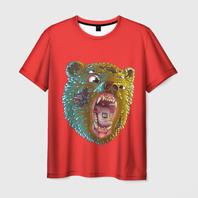 Мужская футболка 3D с принтом Little Big , 100% полиэфир | прямой крой, круглый вырез горловины, длина до линии бедер | 20 | 2020 | bear | big | eurovision | little | music | rus | russia | биг | бузова | евровидение | ильич | крыса | литл | медведь | музыка | россия