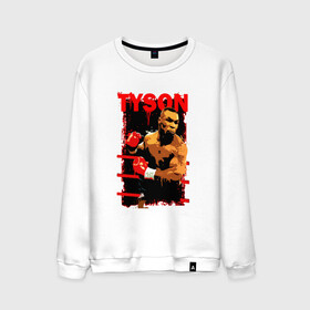 Мужской свитшот хлопок с принтом TYSON , 100% хлопок |  | art | box | fighter | iron | mike tyson | punch | rocky | sport | арт | боец | бокс | железный | й | канаты | майк тайсон | парню | перчатки | прикольная | ринг | рокки | спорт | тайсон | удар | человек | чемпион