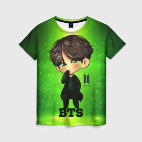 Женская футболка 3D с принтом BTS , 100% полиэфир ( синтетическое хлопкоподобное полотно) | прямой крой, круглый вырез горловины, длина до линии бедер | bangtanboys | blackpink | bts | btsarmy | jhope | jimin | jin | jungkook | kimtaehyung | kpop | suga | taehyung | бтс | кпоп