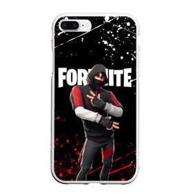 Чехол для iPhone 7Plus/8 Plus матовый с принтом FORTNITE IKONIK , Силикон | Область печати: задняя сторона чехла, без боковых панелей | fortnite | fortnite 2 | fortnite x | ikonik | marshmello | ninja | ninja streamer | streamer | иконик | маршмелло | ниндзя | фортнайт | фортнайт 2 | фортнайт глава 2