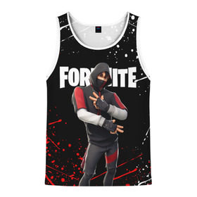 Мужская майка 3D с принтом FORTNITE IKONIK , 100% полиэстер | круглая горловина, приталенный силуэт, длина до линии бедра. Пройма и горловина окантованы тонкой бейкой | fortnite | fortnite 2 | fortnite x | ikonik | marshmello | ninja | ninja streamer | streamer | иконик | маршмелло | ниндзя | фортнайт | фортнайт 2 | фортнайт глава 2