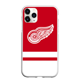 Чехол для iPhone 11 Pro матовый с принтом Детройт Ред Уингз , Силикон |  | detroit | detroit red wings | hockey | nhl | red wings | usa | детройд | детройт | детройт ред уингз | нхл | ред уингз | спорт | сша | хоккей | шайба