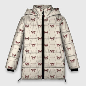 Женская зимняя куртка 3D с принтом Westworld Logo Pattern , верх — 100% полиэстер; подкладка — 100% полиэстер; утеплитель — 100% полиэстер | длина ниже бедра, силуэт Оверсайз. Есть воротник-стойка, отстегивающийся капюшон и ветрозащитная планка. 

Боковые карманы с листочкой на кнопках и внутренний карман на молнии | vdosadir | westworld | джонатан нолан | западный мир | лиза джой | мир дикого запада