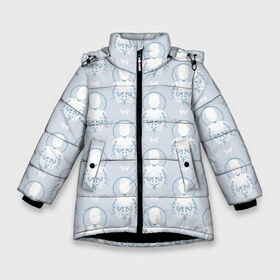 Зимняя куртка для девочек 3D с принтом Android Pattern , ткань верха — 100% полиэстер; подклад — 100% полиэстер, утеплитель — 100% полиэстер. | длина ниже бедра, удлиненная спинка, воротник стойка и отстегивающийся капюшон. Есть боковые карманы с листочкой на кнопках, утяжки по низу изделия и внутренний карман на молнии. 

Предусмотрены светоотражающий принт на спинке, радужный светоотражающий элемент на пуллере молнии и на резинке для утяжки. | Тематика изображения на принте: host dron | vdosadir | westworld | андроид | джонатан нолан | западный мир | лиза джой | мир дикого запада | робот | хост