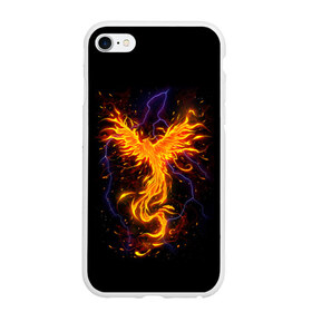 Чехол для iPhone 6/6S матовый с принтом Phoenix , Силикон |  | beast | bird | creature | fire | flame | myth | mythical | phoenix | space | зверь | космос | миф | мифические | мифическое | огонь | пламя | птица | существо | феникс