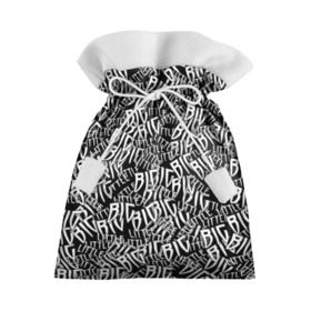 Подарочный 3D мешок с принтом Little Big , 100% полиэстер | Размер: 29*39 см | Тематика изображения на принте: littlebig | skibidi | биг | большой | литл | литлбиг | лого | маленький | паттрен | скибиди | черно белый