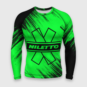 Мужской рашгард 3D с принтом NILETTO ,  |  | logo | niletto | логотип | любимка niletto | нилето