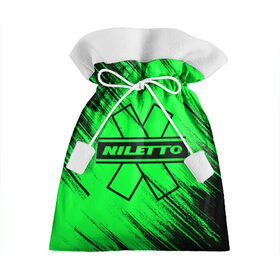 Подарочный 3D мешок с принтом NILETTO , 100% полиэстер | Размер: 29*39 см | Тематика изображения на принте: logo | niletto | логотип | любимка niletto | нилето