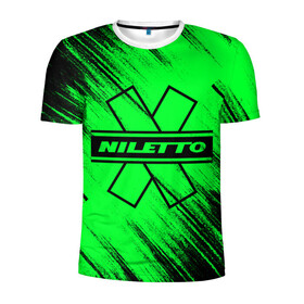 Мужская футболка 3D спортивная с принтом NILETTO , 100% полиэстер с улучшенными характеристиками | приталенный силуэт, круглая горловина, широкие плечи, сужается к линии бедра | logo | niletto | логотип | любимка niletto | нилето