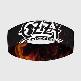 Повязка на голову 3D с принтом Ozzy Osbourne | Оззи Осборн (Z) ,  |  | black sabbath | michael osbourne | ozzy osbourne | джон майкл осборн | дум метал | оззи | осборн | хард рок | хеви метал