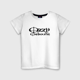 Детская футболка хлопок с принтом Ozzy Osbourne , 100% хлопок | круглый вырез горловины, полуприлегающий силуэт, длина до линии бедер | black sabbath | michael osbourne | ozzy osbourne | джон майкл осборн | дум метал | оззи | осборн | хард рок | хеви метал