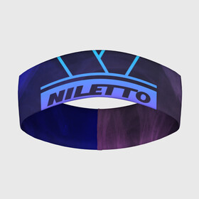Повязка на голову 3D с принтом NILETTO | НИЛЕТТО (Z) ,  |  | niletto | rnb | любимка | нилето | нилетто | поп | прытков | рнб | хип хоп