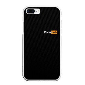 Чехол для iPhone 7Plus/8 Plus матовый с принтом PORNHUB , Силикон | Область печати: задняя сторона чехла, без боковых панелей | brand | brazzers | hub | mode | бразерс | бренд | мода
