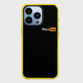 Чехол для iPhone 13 Pro с принтом PORNHUB | ПОРНХАБ (Z) ,  |  | Тематика изображения на принте: brand | brazzers | hub | mode | бразерс | бренд | мода