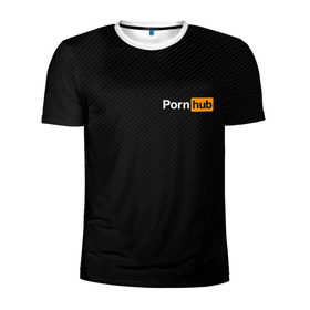 Мужская футболка 3D спортивная с принтом PORNHUB , 100% полиэстер с улучшенными характеристиками | приталенный силуэт, круглая горловина, широкие плечи, сужается к линии бедра | Тематика изображения на принте: brand | brazzers | hub | mode | бразерс | бренд | мода