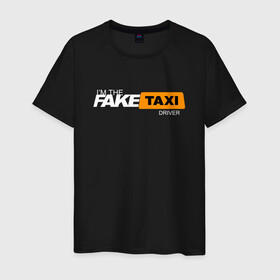 Мужская футболка хлопок с принтом FAKE TAXI , 100% хлопок | прямой крой, круглый вырез горловины, длина до линии бедер, слегка спущенное плечо. | brand | brazzers | fake taxi | faketaxi | hub | mode | playboy | бразерс | бренд | мода | фейк такси