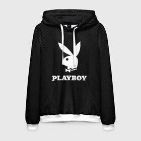 Мужская толстовка 3D с принтом PLAYBOY , 100% полиэстер | двухслойный капюшон со шнурком для регулировки, мягкие манжеты на рукавах и по низу толстовки, спереди карман-кенгуру с мягким внутренним слоем. | brand | brazzers | faketaxi | hub | mode | playboy | бразерс | бренд | мода | фейк такси