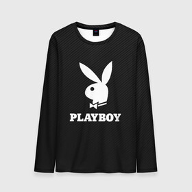 Мужской лонгслив 3D с принтом PLAYBOY | ПЛЕЙБОЙ (Z) , 100% полиэстер | длинные рукава, круглый вырез горловины, полуприлегающий силуэт | brand | brazzers | faketaxi | hub | mode | playboy | бразерс | бренд | мода | фейк такси