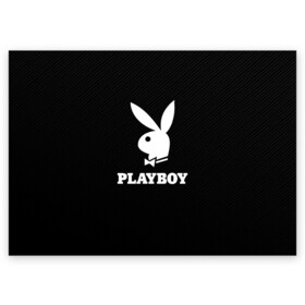 Поздравительная открытка с принтом PLAYBOY | ПЛЕЙБОЙ (Z) , 100% бумага | плотность бумаги 280 г/м2, матовая, на обратной стороне линовка и место для марки
 | brand | brazzers | faketaxi | hub | mode | playboy | бразерс | бренд | мода | фейк такси