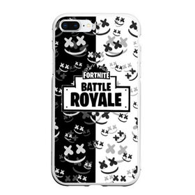 Чехол для iPhone 7Plus/8 Plus матовый с принтом Fortnite & Marshmello , Силикон | Область печати: задняя сторона чехла, без боковых панелей | fortnite | marshmello | диджей | игра | клуб | клубная музыка | компьютерная игра | маршмеллоу | маршмэлло | маршмэллоу | музыка | симулятор | фортнайт | электронная