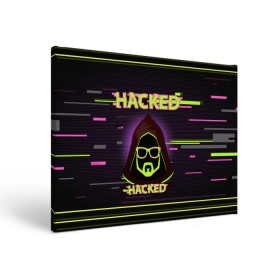 Холст прямоугольный с принтом Hacked , 100% ПВХ |  | cybepunk | hacked | hacker | it | аноним | анонимус | взлом | взломщик | киберпанк | программист | хак | хакер