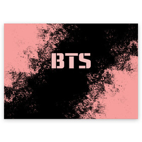 Поздравительная открытка с принтом BTS , 100% бумага | плотность бумаги 280 г/м2, матовая, на обратной стороне линовка и место для марки
 | Тематика изображения на принте: bts | j pop | k pop | korea | music | nct | pop | pop idols | айдолы | бтс | идолы | к поп | корейская музыка | корея | нст | поп | попса