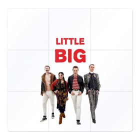 Магнитный плакат 3Х3 с принтом Little Big , Полимерный материал с магнитным слоем | 9 деталей размером 9*9 см | little big | евровидение