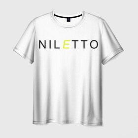 Мужская футболка 3D с принтом NILETTO , 100% полиэфир | прямой крой, круглый вырез горловины, длина до линии бедер | любимка | нилето | нилетто | хаски