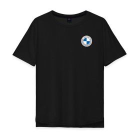 Мужская футболка хлопок Oversize с принтом BMW LOGO 2020 , 100% хлопок | свободный крой, круглый ворот, “спинка” длиннее передней части | Тематика изображения на принте: bmw | bmw performance | m | motorsport | performance | бмв | бэха | моторспорт