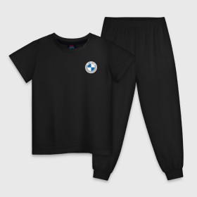 Детская пижама хлопок с принтом BMW LOGO 2020 , 100% хлопок |  брюки и футболка прямого кроя, без карманов, на брюках мягкая резинка на поясе и по низу штанин
 | Тематика изображения на принте: bmw | bmw performance | m | motorsport | performance | бмв | бэха | моторспорт
