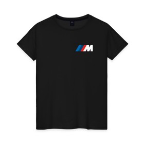 Женская футболка хлопок с принтом BMW ///M LOGO 2020 , 100% хлопок | прямой крой, круглый вырез горловины, длина до линии бедер, слегка спущенное плечо | bmw | bmw motorsport | bmw performance | carbon | m | motorsport | performance | sport | бмв | карбон | моторспорт | спорт