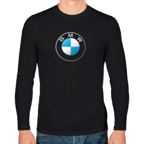 Мужской лонгслив хлопок с принтом BMW LOGO 2020 , 100% хлопок |  | bmw | bmw motorsport | bmw performance | carbon | m | motorsport | performance | sport | бмв | карбон | моторспорт | спорт