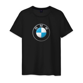Мужская футболка хлопок с принтом BMW LOGO 2020 , 100% хлопок | прямой крой, круглый вырез горловины, длина до линии бедер, слегка спущенное плечо. | bmw | bmw motorsport | bmw performance | carbon | m | motorsport | performance | sport | бмв | карбон | моторспорт | спорт