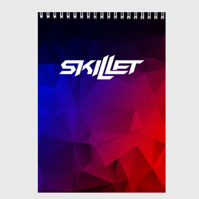 Скетчбук с принтом Skillet , 100% бумага
 | 48 листов, плотность листов — 100 г/м2, плотность картонной обложки — 250 г/м2. Листы скреплены сверху удобной пружинной спиралью | skillet | альтернативный метал | альтернативный рок | джен леджер | джон купер | индастриал метал | кори купер | сет моррисон | хард рок | христианский метал | христианский рок