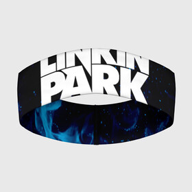 Повязка на голову 3D с принтом LINKIN PARK | ЛИНКИН ПАРК (Z) ,  |  | chester bennington | linkin park | mike shinoda | линкин парк