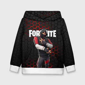 Детская толстовка 3D с принтом FORTNITE IKONIK | ФОРТНАЙТ ИКОНИК , 100% полиэстер | двухслойный капюшон со шнурком для регулировки, мягкие манжеты на рукавах и по низу толстовки, спереди карман-кенгуру с мягким внутренним слоем | fortnite | fortnite 2 | fortnite x маршмелло | ikonik | marshmello | ninja | ninja streamer | иконик | ниндзя | фортнайт | фортнайт 2 | фортнайт глава 2