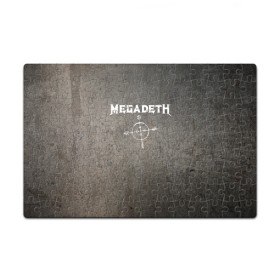 Пазл магнитный 126 элементов с принтом Megadeth , полимерный материал с магнитным слоем | 126 деталей, размер изделия —  180*270 мм | Тематика изображения на принте: dave mustaine | megadeth | music | rock | дирк вербурен | дэвид эллефсон | дэйв мастейн | кико лоурейро | мегадеф | музыка | рок | трэш метал | хард рок | хеви метал