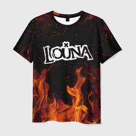 Мужская футболка 3D с принтом Louna , 100% полиэфир | прямой крой, круглый вырез горловины, длина до линии бедер | louna | tracktor bowling | альтернативный метал | альтернативный рок | гранж | лу | луна | ню метал | панк рок | хард рок